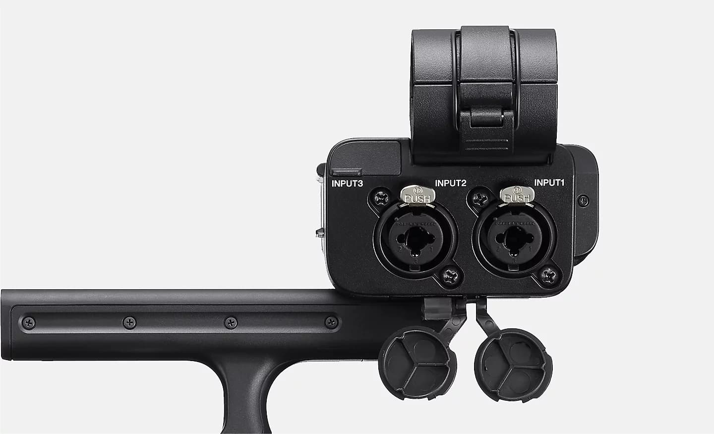 XLR adaptor and digital input for quality audio