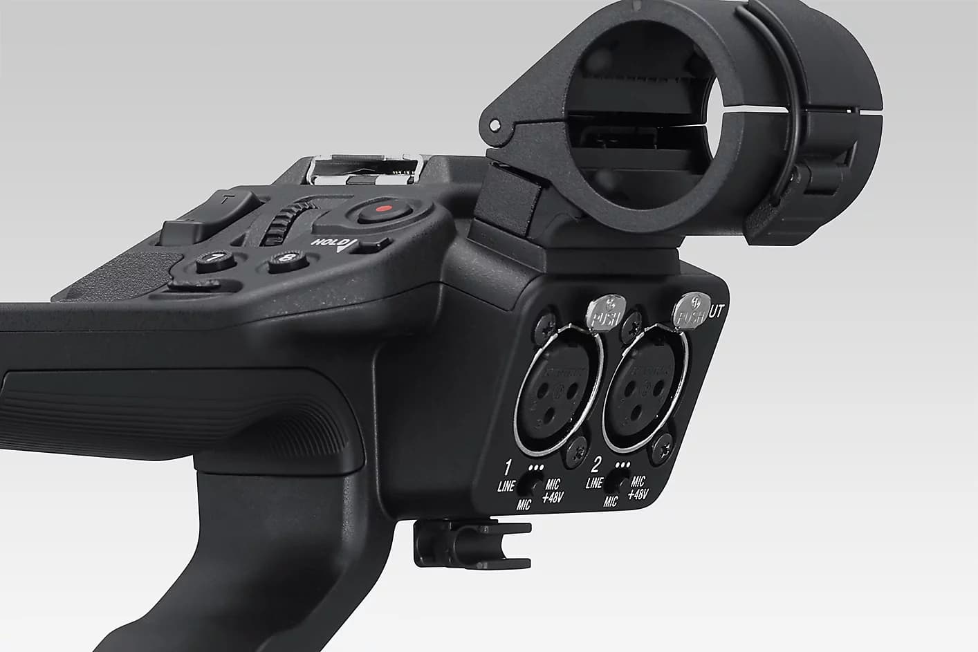 Dual XLR inputs and enhanced audio capability